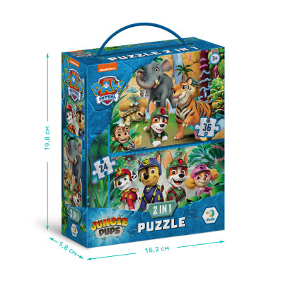 Пазл DoDo 2 в 1 Paw Patrol. Пригоди у Джунглях (200572)