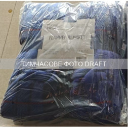Плед Ardesto Flannel 160х200см, 100% поліестер, клітинка, синій (ART0134PB)