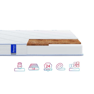 Матрац Highfoam Obeliks Elios скрутка, анатомічний двосторонній 90 x 200 см (4820001256062)