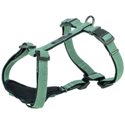 Шлея для собак Trixie CityStyle H-harness Бавовна XS–S 30–44 см 10 мм Світло-зелена (4053032682597)