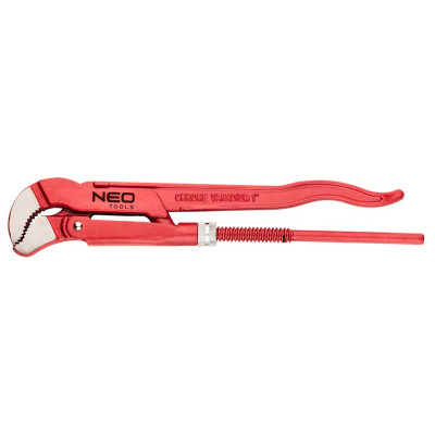 Ключ Neo Tools трубный, 45°, рабочий диапазон 0-26мм, 330мм (02-420)