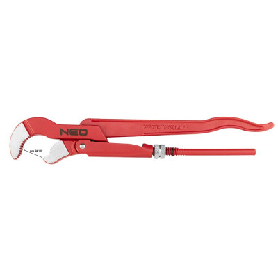 Ключ Neo Tools трубный, 45°, рабочий диапазон 0-26мм, 330мм (02-420)
