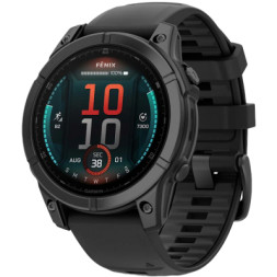Смарт-годинник Garmin fenix E, 47mm, Slate Gray Steel/Black, GPS (010-03025-01)