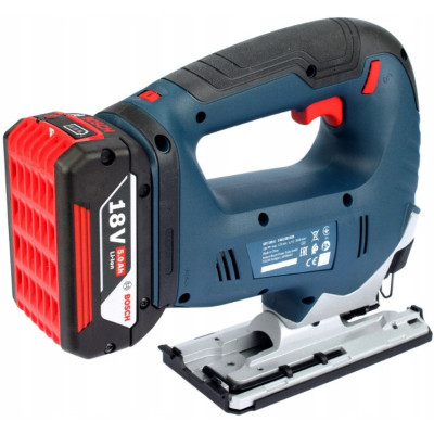 Електролобзик Bosch GST 185-LI, 18В, 4Аг, 0-3500 об/хв, хід 26мм, кейс (0.601.5B3.023)