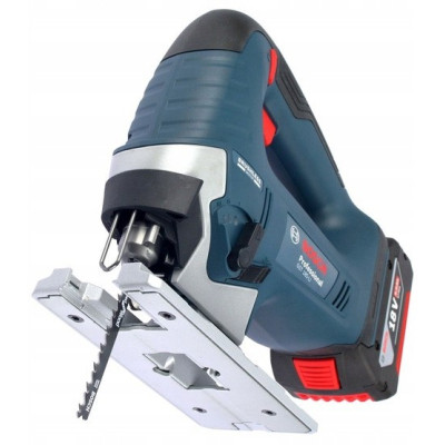Електролобзик Bosch GST 185-LI, 18В, 4Аг, 0-3500 об/хв, хід 26мм, кейс (0.601.5B3.023)