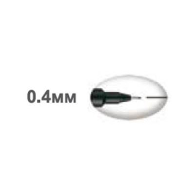 Лайнер UNI Pin Fine Linе Black 0.4 мм (PIN04-200.Black)