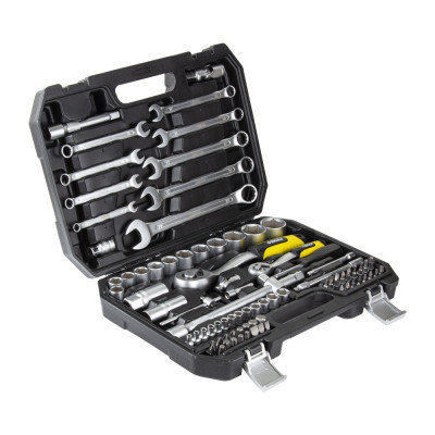 Набір інструментів Sigma насадок торцевих та біт 1/4&quot;, 1/2&quot; 82шт CrV mid (6001551)