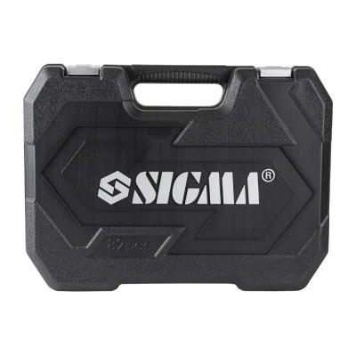 Набір інструментів Sigma насадок торцевих та біт 1/4&quot;, 1/2&quot; 82шт CrV mid (6001551)
