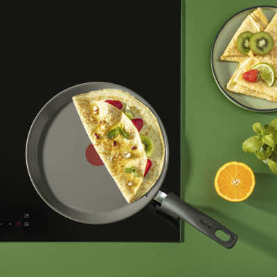 Сотейник Tefal Renewal, 24см, алюміній, бакеліт, скло, сірий (C4263243)