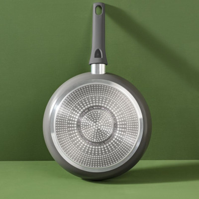 Сотейник Tefal Renewal, 24см, алюміній, бакеліт, скло, сірий (C4263243)