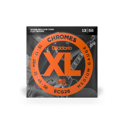 Струни для гітари D&#039;Addario XL Chromes Medium (13-56) (ECG26)