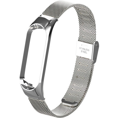 Ремінець до фітнес браслета BeCover Metal для Xiaomi Mi Smart Band 5 Silver (705147)