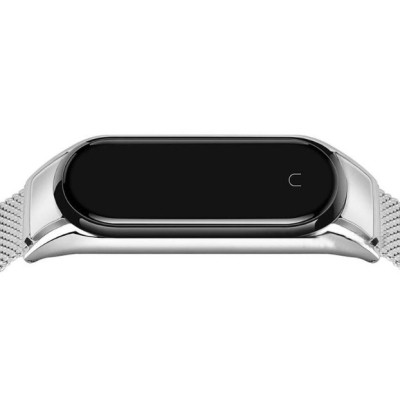 Ремінець до фітнес браслета BeCover Metal для Xiaomi Mi Smart Band 5 Silver (705147)