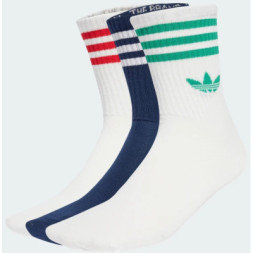 Шкарпетки Adidas 3S CREW S JV7408 3P білий, темно-синій L (43-45) (4068807914827)