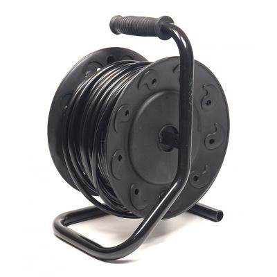 Мережевий подовжувач PowerPlant на катушке 25 м, 4 розетки (JY-2002/25) (PPRA10M250S4)