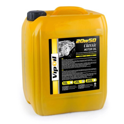 Моторна олива VIPOIL Classic 20W-50 SF/CD, 20л (0252404)