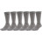 Шкарпетки Nike U NK ED PLS CSH CRW 6PR-132 SX6897-065 34-38 6 пар Сірі (195241138688)