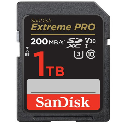 Карта пам&#039;яті SanDisk 1TB SD class 10 UHS-I U3 V30 Extreme PRO (SDSDXXD-1T00-GN4IN)