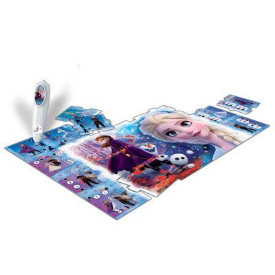 Інтерактивна іграшка Clementoni пазл з інтерактивною ручкою Frozen II, 70х100 см (61875)