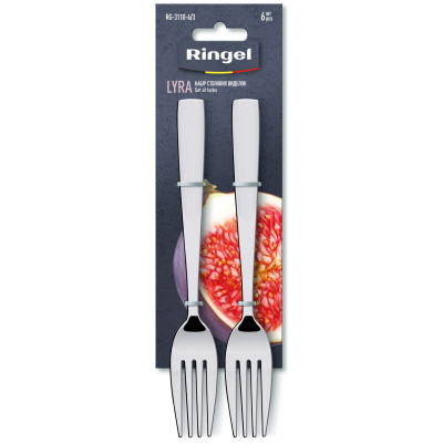 Столова виделка Ringel Lyra 6 шт (RG-3110-6/3)