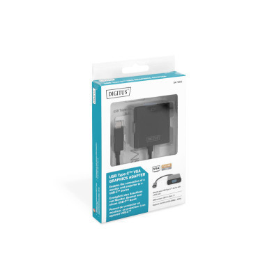 Перехідник USB-C to VGA Full HD Digitus (DA-70853)