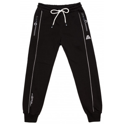 Спортивний костюм дитячий A-Yugi на блискавці (7052-146B-black)