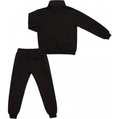 Спортивний костюм дитячий A-Yugi на блискавці (7052-146B-black)