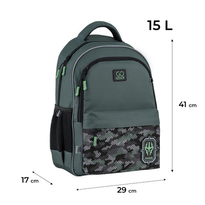 Рюкзак шкільний GoPack Education 182M Legion (GO25-182M-5)