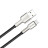 Дата кабель USB 2.0 AM to Micro 5P 1.0m head metal black ColorWay (CW-CBUM046-BK)
