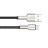 Дата кабель USB 2.0 AM to Micro 5P 1.0m head metal black ColorWay (CW-CBUM046-BK)