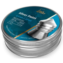 Пульки H&amp;N Silver Point 5,5 мм, 1.11 г, 200шт/уп (92345500003)