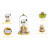 Конструктор Pantasy Snoopy - Coffee Time (86903)