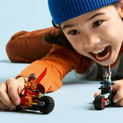 Конструктор LEGO NINJAGO Швидкісна гонка Кая на мотоциклі (71838)