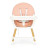 Стілець для годування Ecotoys 2 в 1 SMART Pink (HA-004 PINK)
