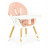 Стілець для годування Ecotoys 2 в 1 SMART Pink (HA-004 PINK)