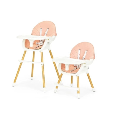 Стілець для годування Ecotoys 2 в 1 SMART Pink (HA-004 PINK)