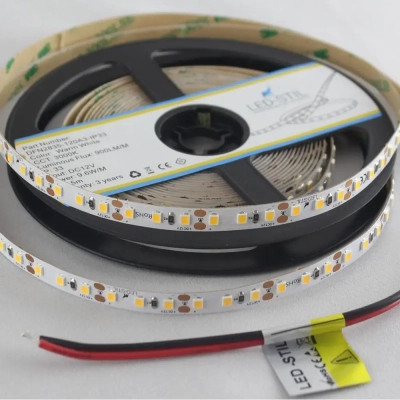 Світлодіодна стрічка LED-STIL 3000K 9,6 Вт/м 2835 120 діодів IP33 12 Вольт 900 lm (DFN2835-120A3-IP33)
