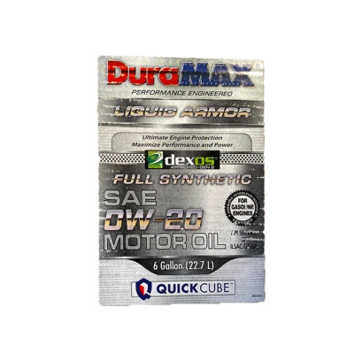 Моторна олива DuraMAX 0W20 DEXOS G2 SYN, 22,7 л.