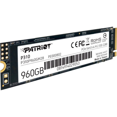 Накопичувач SSD M.2 2280 960GB Patriot (P310P960GM28)
