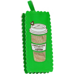 Пенал Cool For School 1 відділення Зелений (J-2609-green)