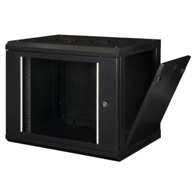 Шафа настінна Hypernet 9U 19&quot; 600x600 ProLine (PL-WMNC66-9U-BLACK)
