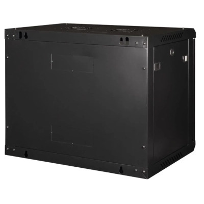 Шафа настінна Hypernet 9U 19&quot; 600x600 ProLine (PL-WMNC66-9U-BLACK)