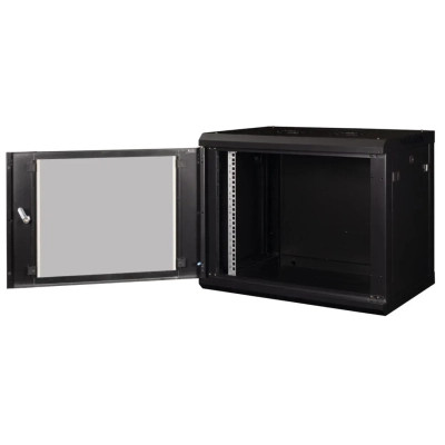 Шафа настінна Hypernet 9U 19&quot; 600x600 ProLine (PL-WMNC66-9U-BLACK)