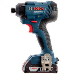 Гайковерт Bosch ударний GDR 180-Li, 2х18 В, 160 Нм, 1/4&quot;, 1.1кг, кейс (0.601.9G5.123)