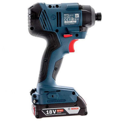 Гайковерт Bosch ударний GDR 180-Li, 2х18 В, 160 Нм, 1/4&quot;, 1.1кг, кейс (0.601.9G5.123)