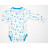 Боді дитяче Breeze з довгим рукавом (1027-92-creamblue)