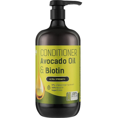 Кондиціонер для волосся Bio Naturell Avocado Oil &amp; Biotin Ультрасила 946 мл (8588006041514)