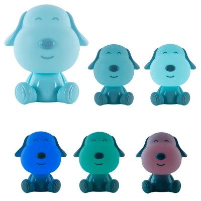 Нічник Kite Світильник LED з акумулятором Doggy, блакитний (K24-491-3-3)