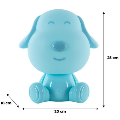 Нічник Kite Світильник LED з акумулятором Doggy, блакитний (K24-491-3-3)