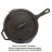 Сковорода туристична Groenberg Hekla Pan 25 cm / 2 L Black (266022) (DAS303247)